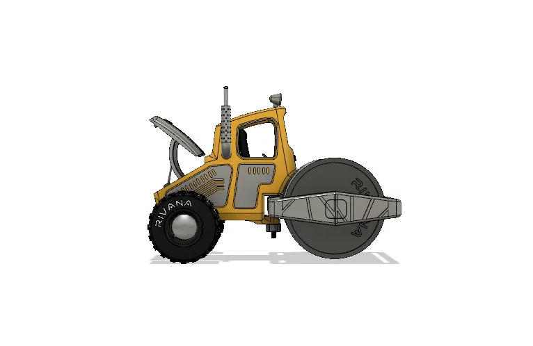 Xe Lu Modern 2 Màu Vàng (Version 2) Có Chuyển Động - Image 6