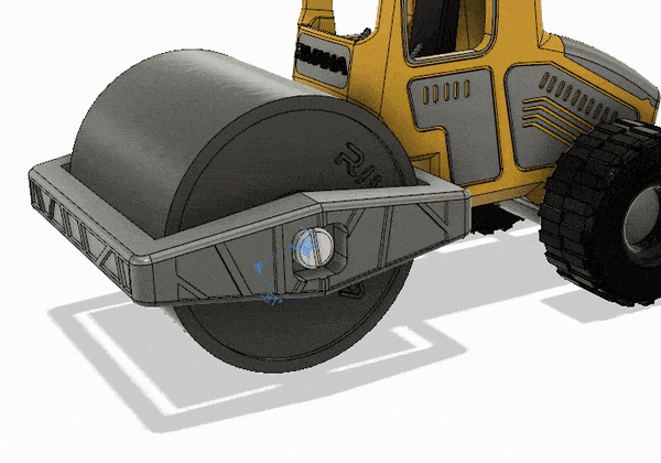 Xe Lu Modern 2 Màu Vàng (Version 2) Có Chuyển Động - Image 8