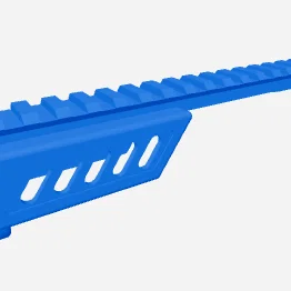 Rail gắn kèm và ren giảm thanh 14mm CCW cho Cyma Glock 18C
