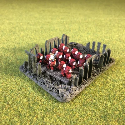 Mô hình tàn tích công trình Imperial quy mô 6mm cho Wargaming