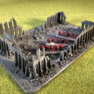 Mô hình tàn tích Imperial Ruins #2 cho game chiến thuật Epic Scale