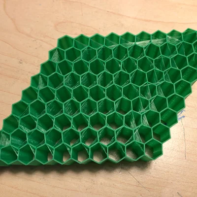 Mô hình cấu trúc tổ ong Honey Comb 3D thiết kế độc đáo