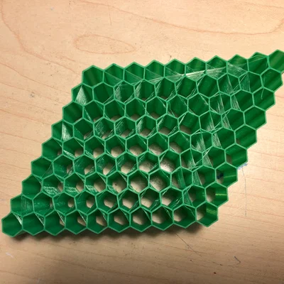 Mô hình cấu trúc tổ ong Honey Comb 3D thiết kế độc đáo