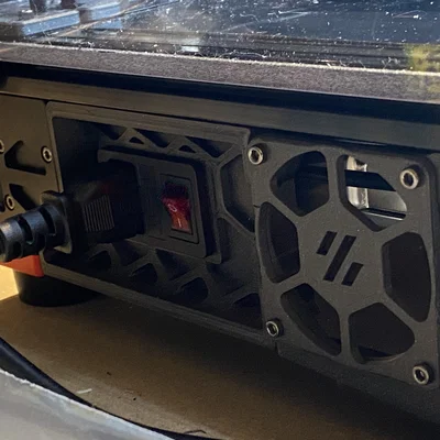VORON 2.4 350 Side Skirt Power Connector Centred & Offset