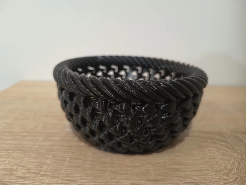 Chiếc bát trang trí đan lưới (Miska) - Mô hình 3D tinh tế - Image 4