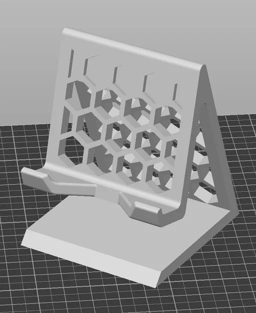 Giá đỡ điện thoại 3D đứng thẳng thiết kế tổ ong cực đẹp - Image 1