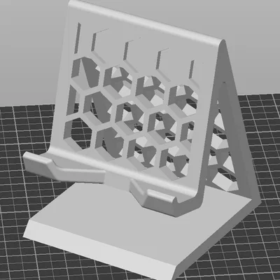 Giá đỡ điện thoại 3D đứng thẳng thiết kế tổ ong cực đẹp