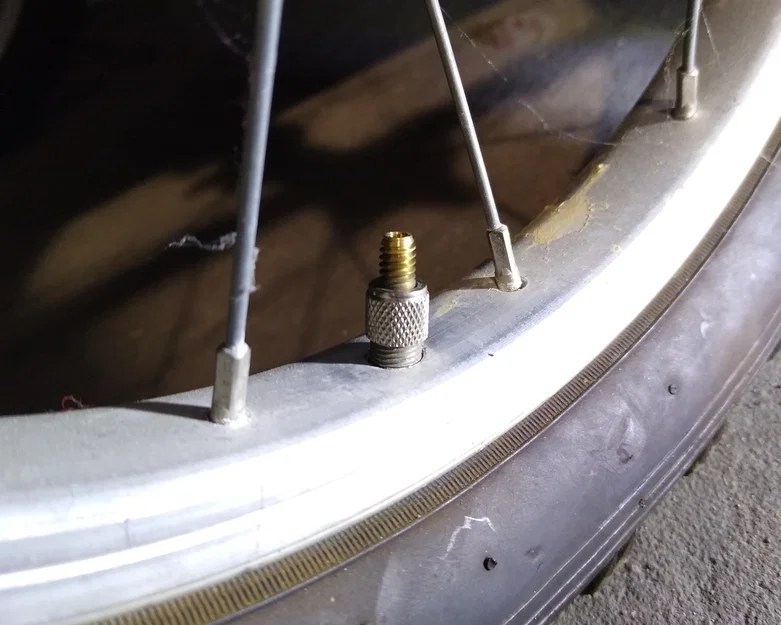 Adapter van Dunlop/Presta sang Schrader - Image 2