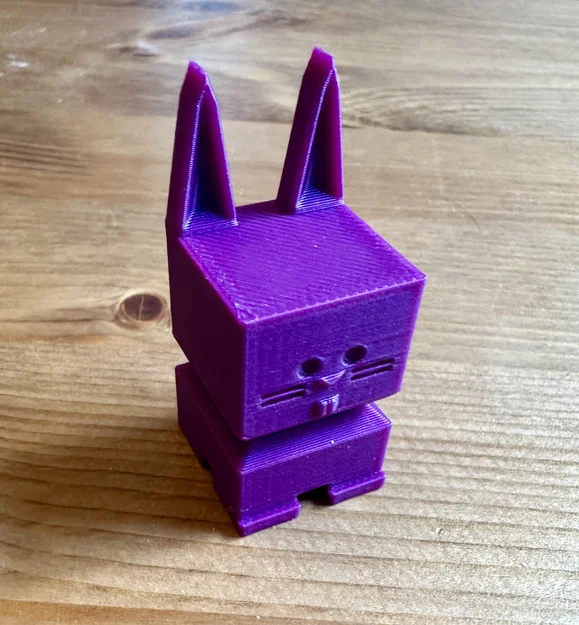Calibration Bunny - Mô hình chú thỏ 3D xinh xắn hiệu chỉnh máy in - Image 2