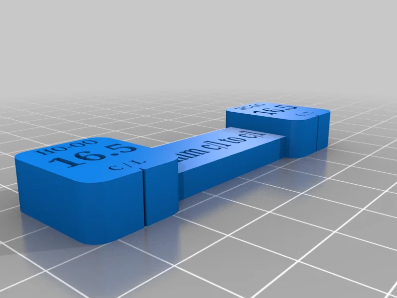 Công cụ căn chỉnh đường ray xe lửa mô hình HO/OO 16.5 mm - Image 2