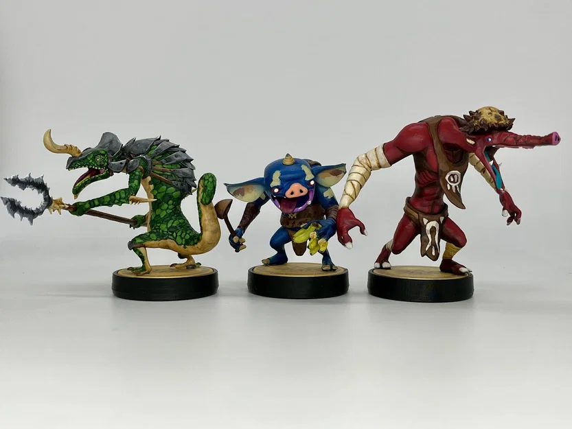 Moblin (Zelda: Tears of the Kingdom) kèm amiibo style base - Image 7