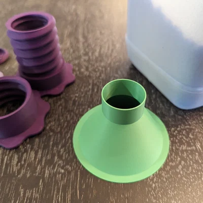 Phễu đổ hạt silica gel cho Adjustable Spool Holder (Filling Funnel)