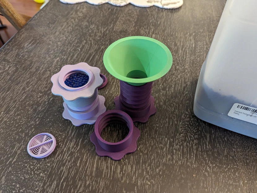 Phễu đổ hạt silica gel cho Adjustable Spool Holder (Filling Funnel) - Image 2