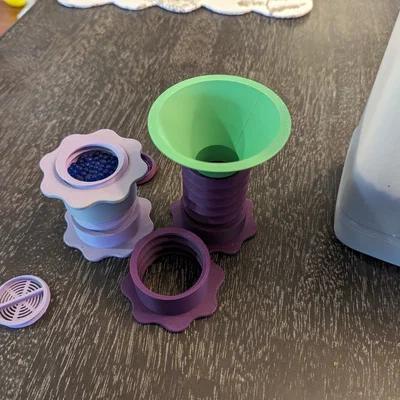 Phễu đổ hạt silica gel cho Adjustable Spool Holder (Filling Funnel)