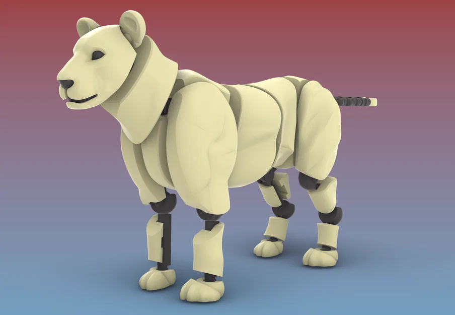 Đồ chơi sư tử tạo dáng (Lion Poseable Toy) - Image 5