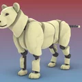 Đồ chơi sư tử tạo dáng (Lion Poseable Toy) - Thumbnail 5