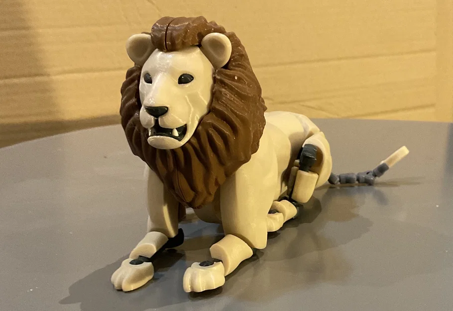 Đồ chơi sư tử tạo dáng (Lion Poseable Toy) - Image 12