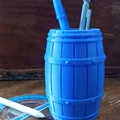 Ống cắm bút / Cốc dáng thùng (Barrel Pen Holder / Cup) - Thumbnail 3