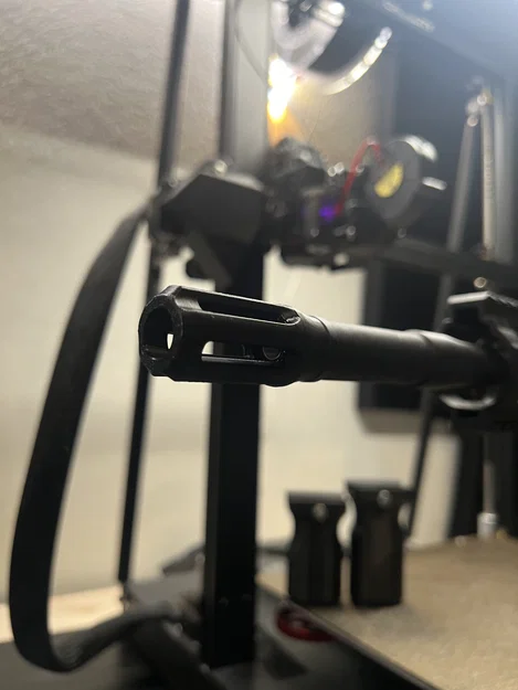 Muzzle brake 14mm CCW - Phụ kiện in 3D cho Airsoft (M4, AR15) - Image 1