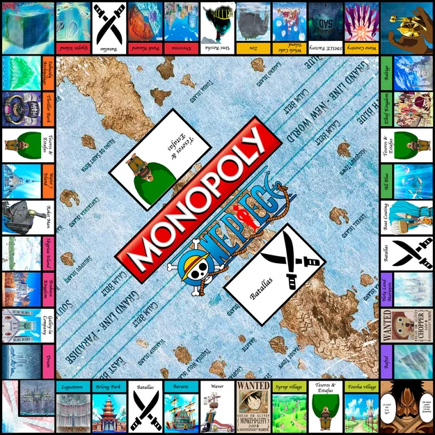 Bộ Monopoly One Piece Edition (Đầy đủ) – Complete Monopoly One Piece Edition - Image 1