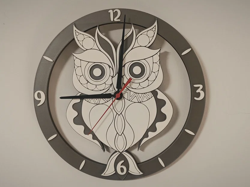 Đồng hồ hình cú (Clock with the owl) - Image 1