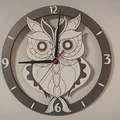 Đồng hồ hình cú (Clock with the owl) - Thumbnail 1