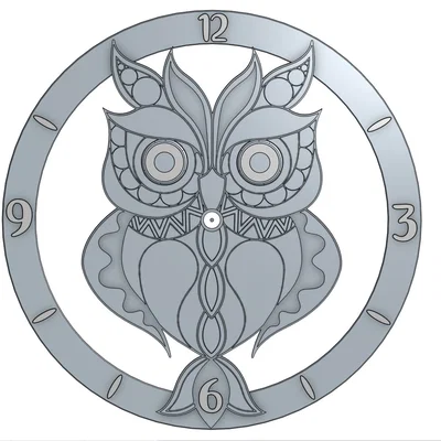 Đồng hồ hình cú (Clock with the owl)