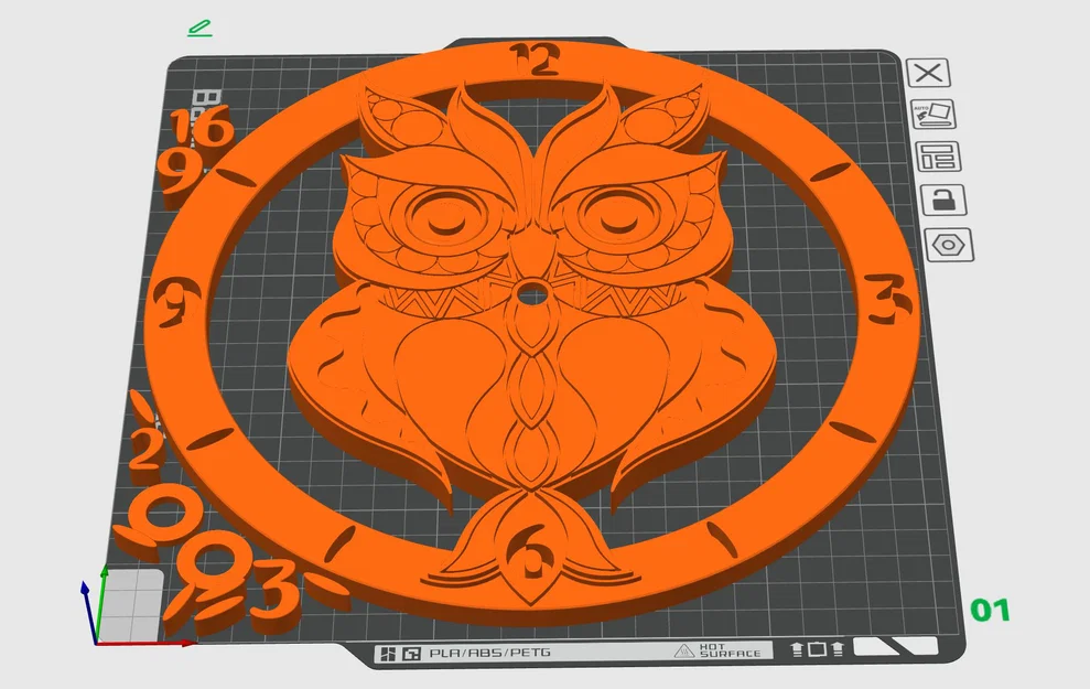 Đồng hồ hình cú (Clock with the owl) - Image 5