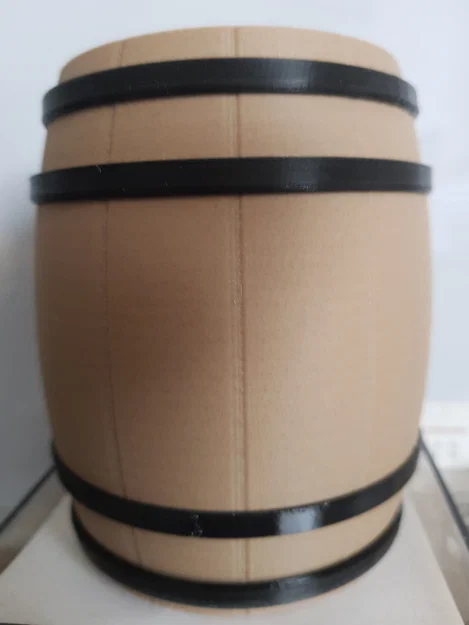 Giá cắm bút thùng gỗ (Holzfass Stiftehalter) - Wood Barrel Pen Holder - Image 2