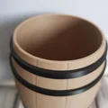 Giá cắm bút thùng gỗ (Holzfass Stiftehalter) - Wood Barrel Pen Holder - Thumbnail 3