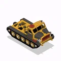 Khung gầm máy kéo pháo màu vàng (Yellow Artillery Tractor Chassis) - Thumbnail 3
