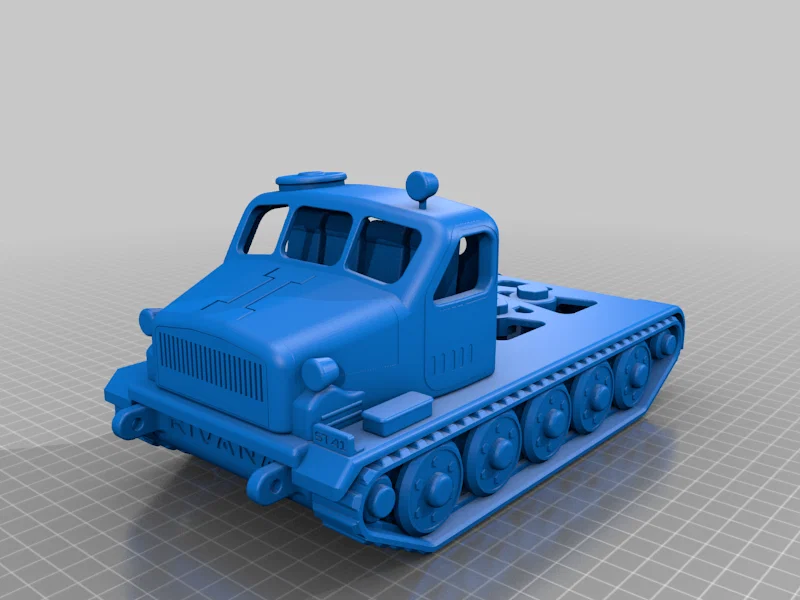 Khung gầm máy kéo pháo màu vàng (Yellow Artillery Tractor Chassis) - Image 9