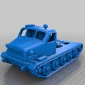 Khung gầm máy kéo pháo màu vàng (Yellow Artillery Tractor Chassis) - Thumbnail 9