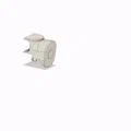 Xe tải thổi tuyết màu vàng có chuyển động - Thumbnail 6