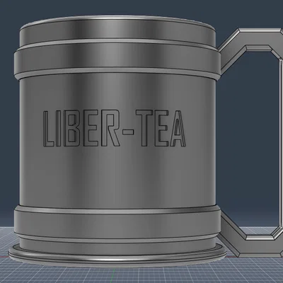 Mô hình ly uống nước Helldivers Liber-tea 40mm in 3D cực chất