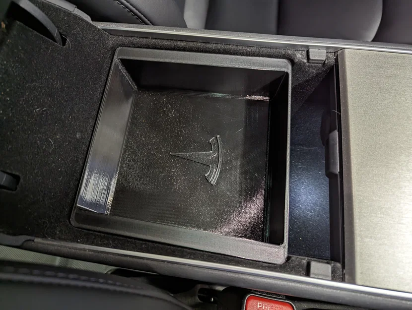 Khay Organizer Tỳ Tay Hàng Ghế Sau Tesla Model 3 & Model Y - Image 2