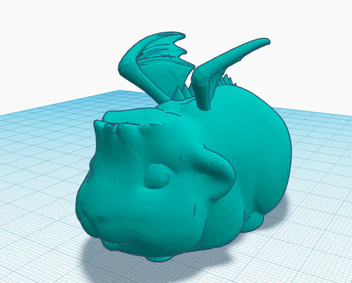 Mô hình in 3D Chuột lang Rồng (Guinea Pig - Dragon) dễ thương - Image 2