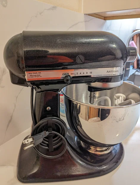 Giá đỡ gọn dây điện 3D cho máy trộn bột KitchenAid - Image 1