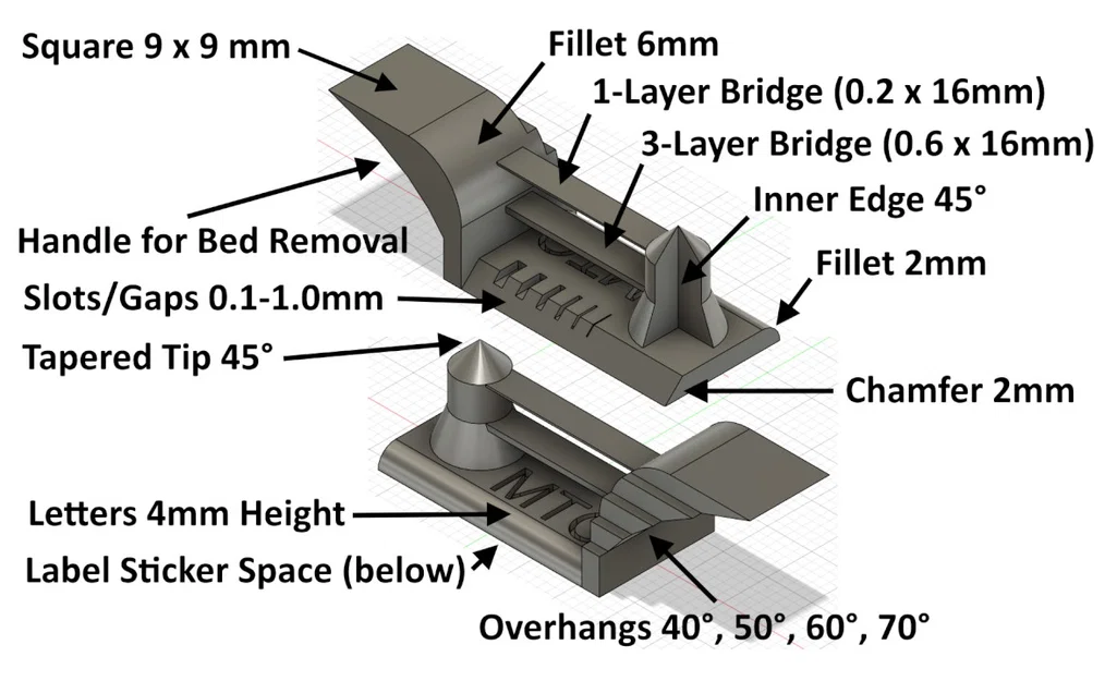 10M Test V2.1 - Bài in hiệu chuẩn mini 10 phút - Image 5
