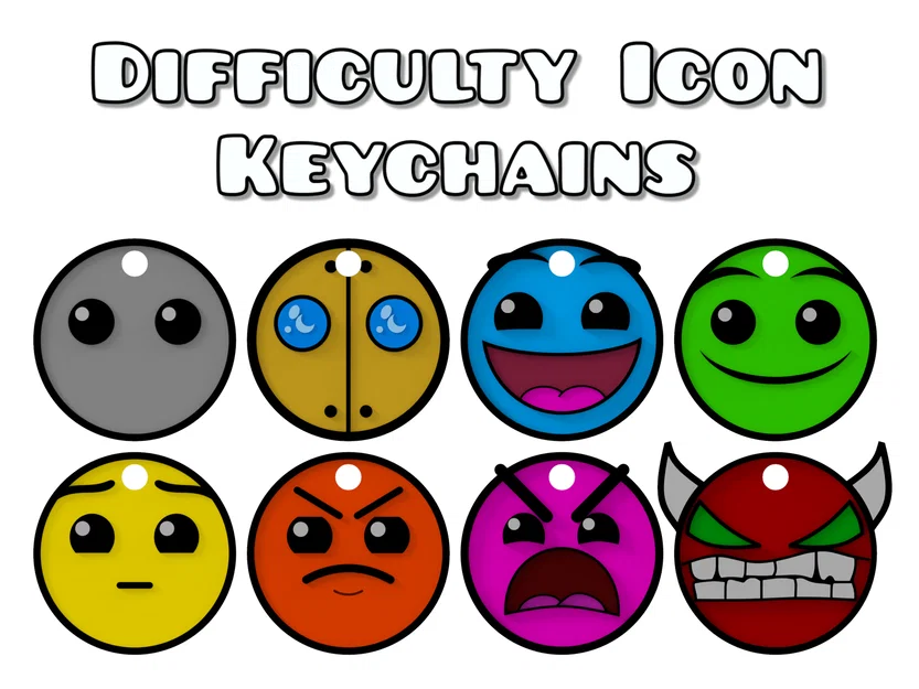 Móc Khóa Geometry Dash - Image 1