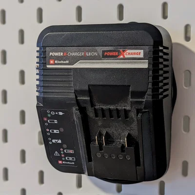 Giá treo bộ sạc Einhell PowerXChange cho bảng IKEA SKADIS