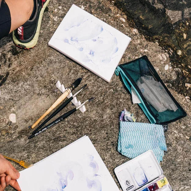 Đế/giá giữ cọ vẽ tự đứng (Paint brush holder stand) - Image 1