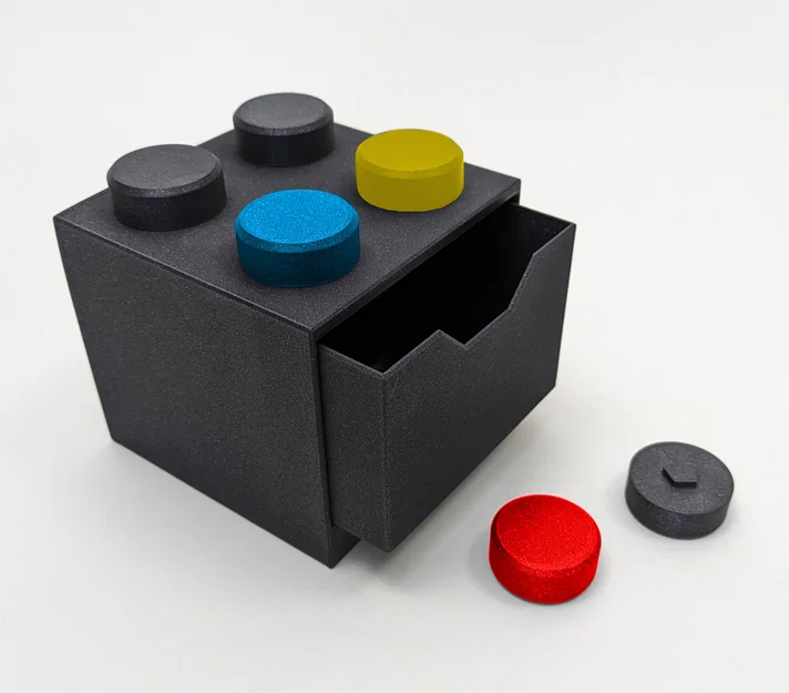 Hộp Lưu Trữ Xếp Chồng Lấy Cảm Hứng Lego (Stackable Lego inspired Storage Box) - Image 1