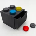 Hộp Lưu Trữ Xếp Chồng Lấy Cảm Hứng Lego (Stackable Lego inspired Storage Box) - Thumbnail 1