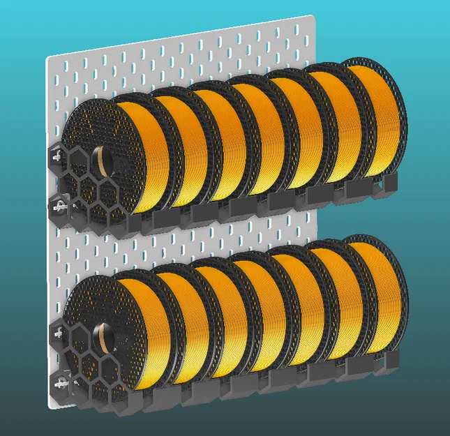 Giá treo cuộn filament Skadis (hệ T-Clip) - Image 2