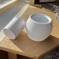 Chậu trồng cây 3D hai lớp thiết kế đan lưới độc đáo - Thumbnail 3