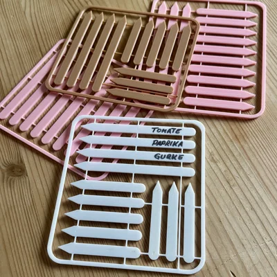 Bộ thẻ cắm đánh dấu cây trồng (Kit Card) tiện lợi khi in 3D