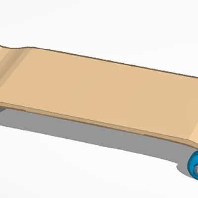 Mô hình ván trượt Skateboard 3D cực chất để tự in tại nhà