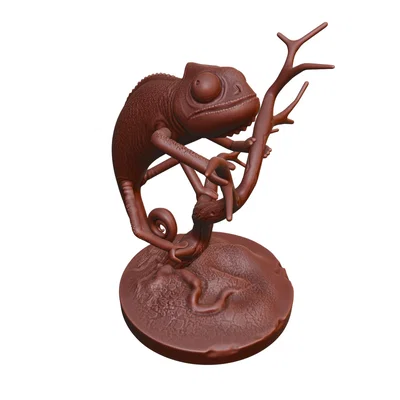 Mô hình 3D tắc kè hoa CamaleontO đáng yêu cho người yêu in 3D