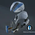 Mũ Spartan Galactic Armory (Halo) - Galactic Armory Spartan Helmet - Thumbnail 2